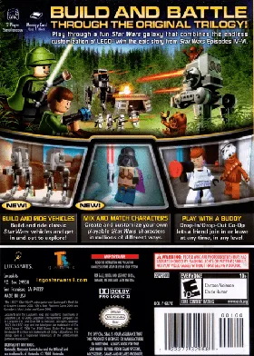 LEGO Star Wars II - The Original Trilogy box cover back